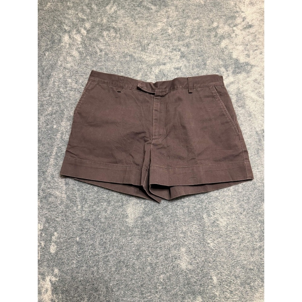 Ralph Lauren Sport Chino Shorts Womens 10 Brown Cotton Casual 4 Inseam